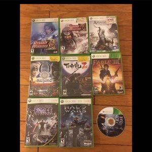 Xbox 360 game lots of 9